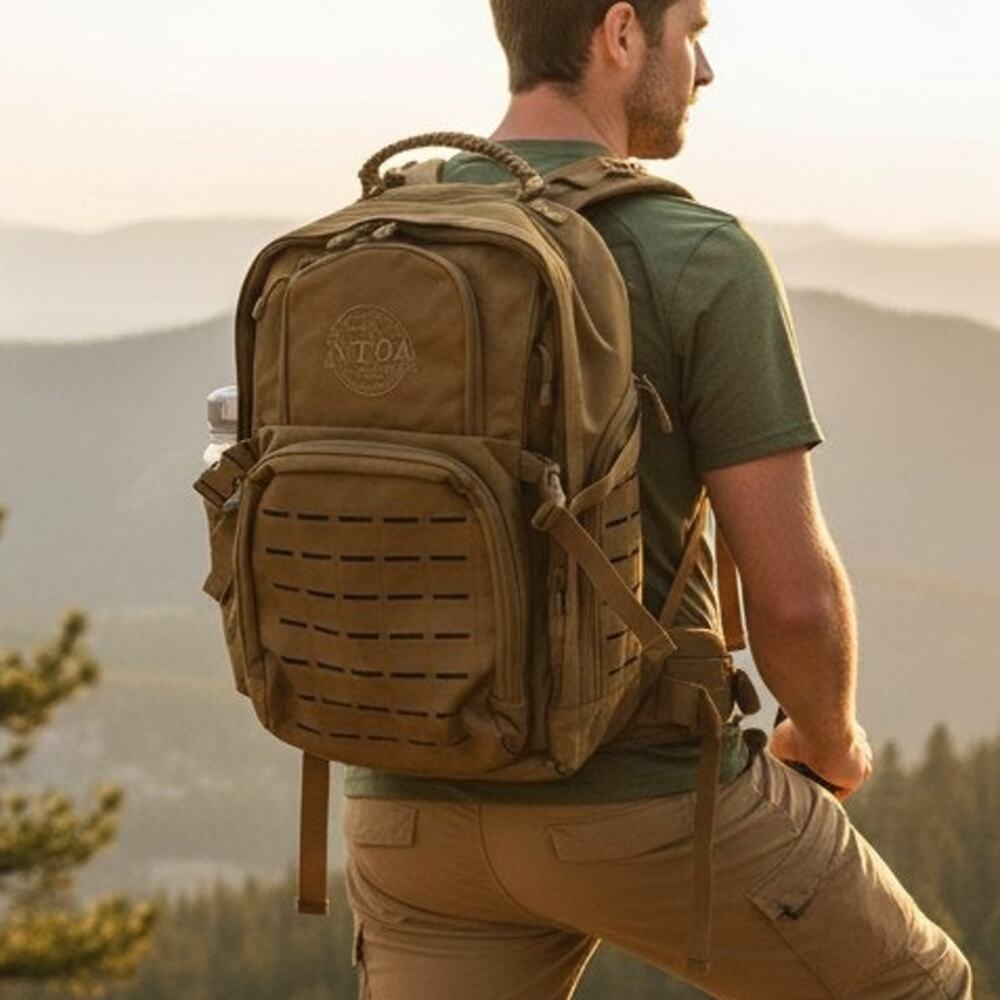Voodoo Tactical NTOA Coyote MOLLE Backpack EDC Utility Duty Range Bag New